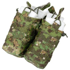 AMA Double Open Top Magazine Pouch w/ Paracord Lacing - PC GREENZONE