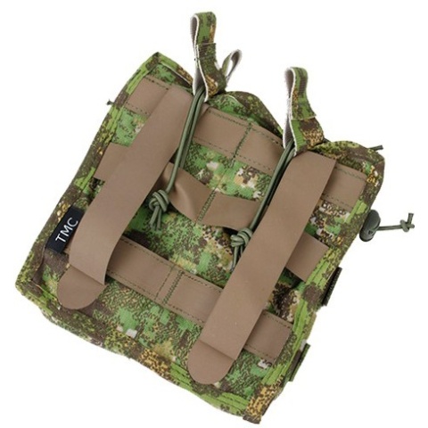 AMA Double Open Top Magazine Pouch w/ Paracord Lacing - PC GREENZONE