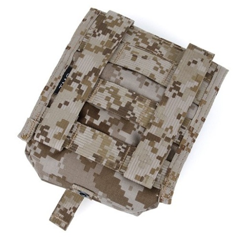 AMA Airsoft Tactical MOLLE NVG Battery Pouch - DESERT DIGITAL