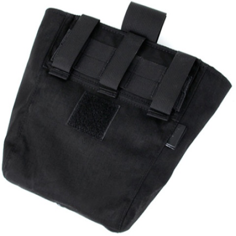 AMA Curve 500D Roll-Up Dump Bag w/ Adhesive Loop - BLACK