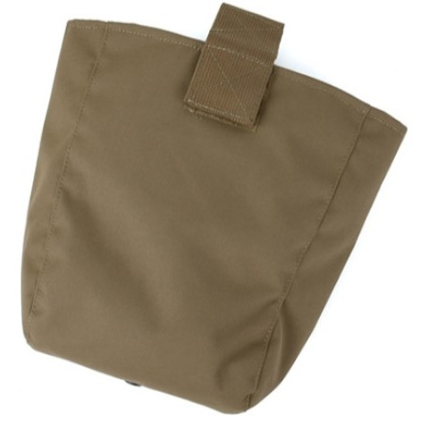 AMA Curve 500D Roll-Up Dump Bag w/ Adhesive Loop - COYOTE BROWN