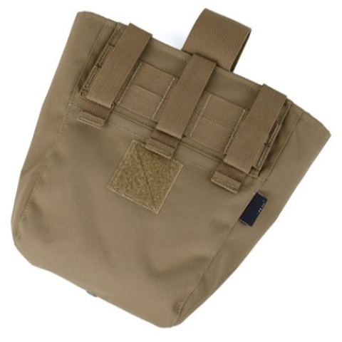 AMA Curve 500D Roll-Up Dump Bag w/ Adhesive Loop - COYOTE BROWN