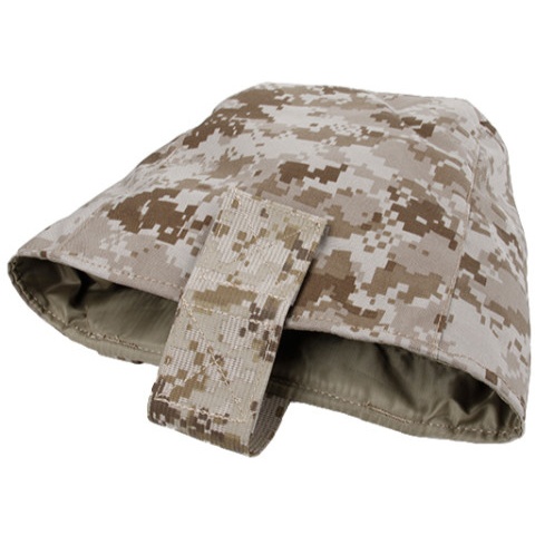 AMA Curve 500D Roll-Up Dump Bag w/ Adhesive Loop - DESERT DIGITAL