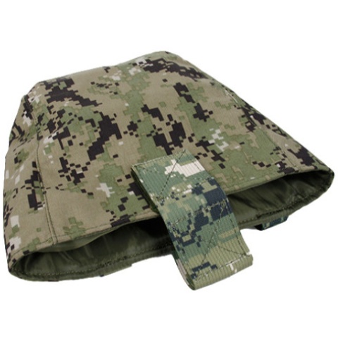 AMA Curve 500D Roll-Up Dump Bag w/ Adhesive Loop - WOODLAND DIGITAL