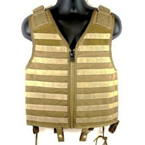 London Bridge Trading Modular MOLLE Tactical Vest - COYOTE BROWN