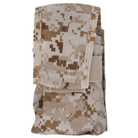 AMA HK417 Airsoft Double Tactical Magazine Pouch - DESERT DIGITAL