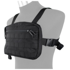 AMA Tactical Cordura Chest Strap Recon Loadout Bag - BLACK