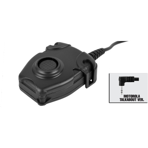 Z-Tactical Zpeltor PTT Military Standard Motorola 1-Pin - BLACK