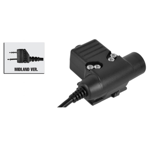 Z-Tactical Zu94 PTT Military Standard Version Midland Version - BLACK