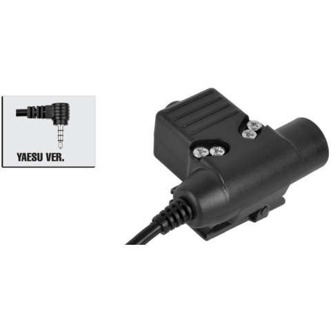 Z-Tactical Zu94 PTT Military Standard Yaesu Version - BLACK