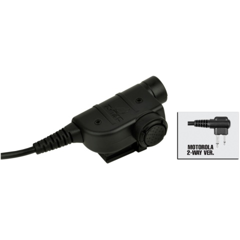 Z-Tactical Zsilynx Releases Chest PTT Motorola 2-Pin - BLACK
