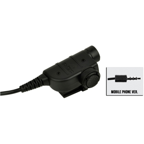 Z-Tactical Zsilynx Releases Chest PTT Mobile Phone Version - BLACK