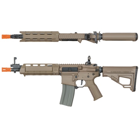 ARES M4 X AEG Compact CQB Airsoft Rifle - DARK EARTH