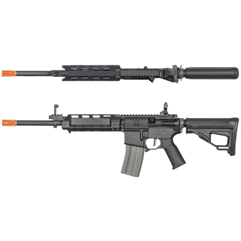 ARES M4 X AEG Compact Long Airsoft Rifle - BLACK