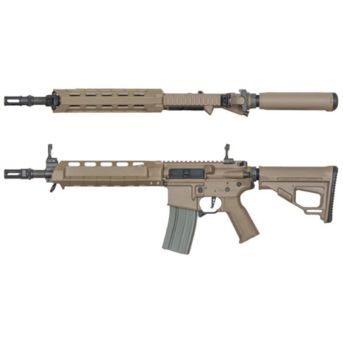 ARES M4 X Amoeba AEG Standard Short Airsoft Rifle - DARK EARTH