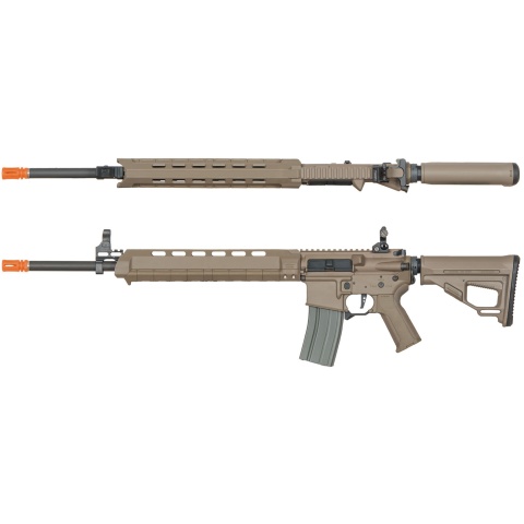 ARES M4 X AEG Standard Long Airsoft Rifle - DARK EARTH