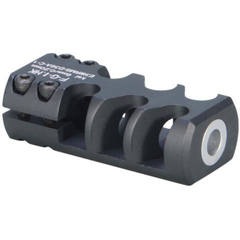 ARES Aluminum Long SL8/SL9 Airsoft Muzzle Break - BLACK