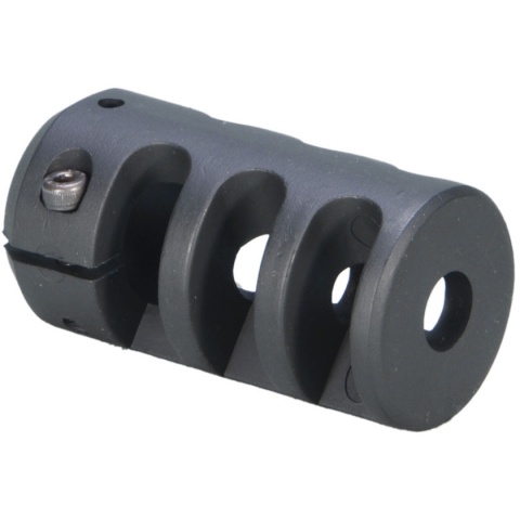 ARES Aluminum 70mm MSR Sniper Airsoft Muzzle Break - BLACK