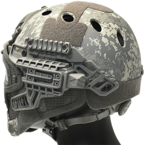 G-Force G4 System Nylon BUMP Helmet Mask w/ Goggles - ACU