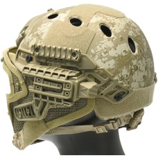 G-FORCE G4 System Nylon BUMP Helmet Mask w/ Goggles - DESERT DIGITAL