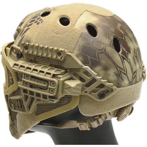 G-Force G4 System Nylon BUMP Helmet Mask w/ Goggles - HLD