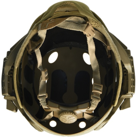 G-Force G4 System Nylon BUMP Helmet Mask w/ Goggles - TAN