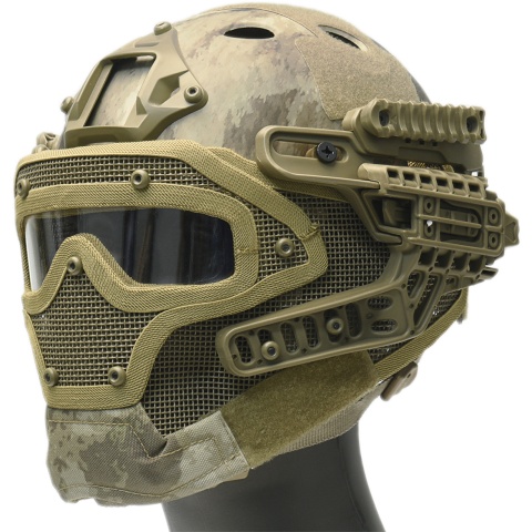 WoSport G4 System Nylon BUMP Helmet Mask w/ Goggles - AT