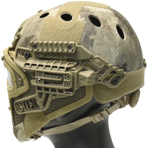 WoSport G4 System Nylon BUMP Helmet Mask w/ Goggles - AT