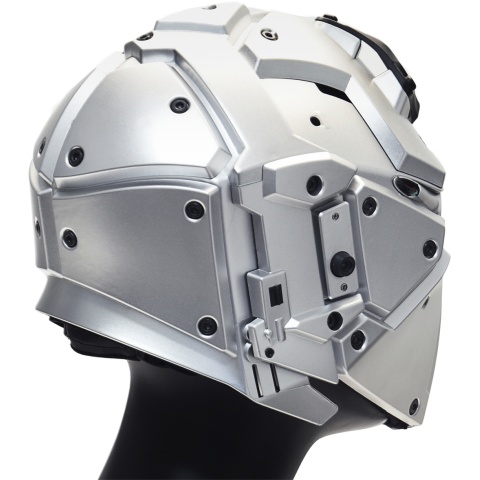 WoSport Tactical Helmet w/ NVG Shroud & Transfer Base - SILVER