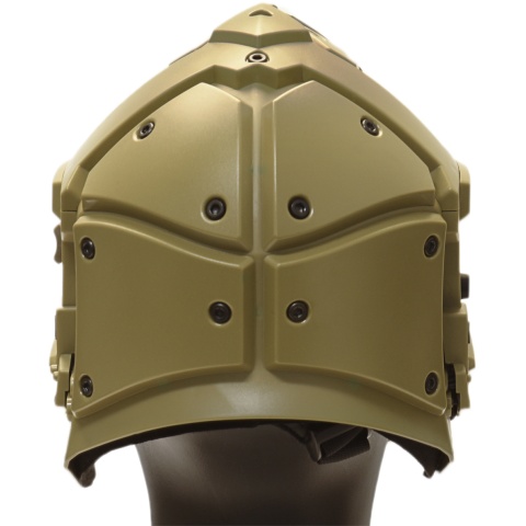 WoSport Tactical Helmet w/ NVG Shroud & Transfer Base - TAN