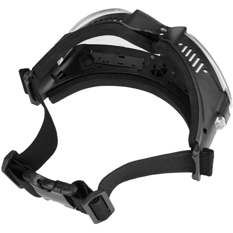 Sentinel Gears Tactical TPU Outdoor Aviator Fan Goggles - BLACK