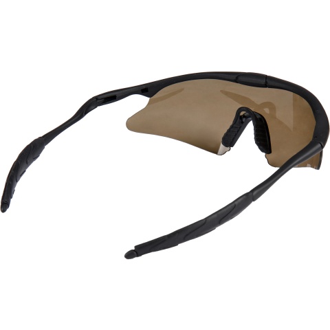 WoSport Tactical TPU Colorful Sporting UV Goggles - BROWN