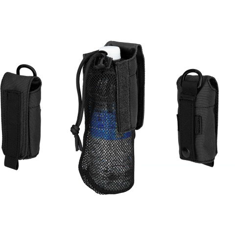 Sentinel Gears Tactical 1000D Nylon Folding Water Bottle Bag II (Color: Black)