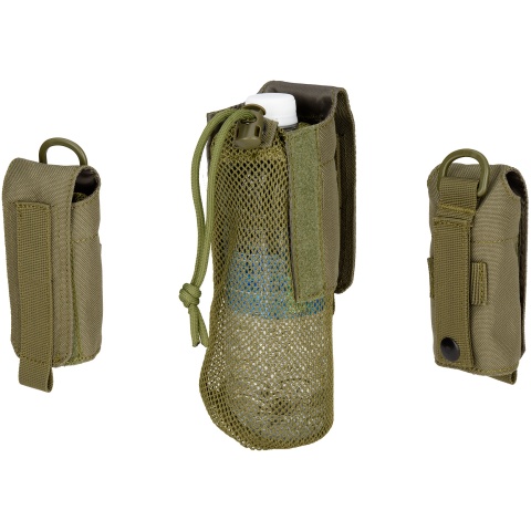 G-Force Tactical 1000D Nylon Folding Water Bottle Bag II - OLIVE DRAB