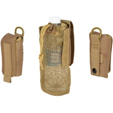 G-Force Tactical 1000D Nylon Folding Water Bottle Bag II - TAN