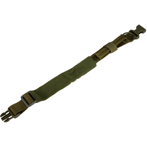 G-Force Reinforced Nylon Dog Collar w/ EVA Handle - OLIVE DRAB