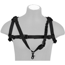 G-Force 1000D Nylon Tactical One-Point Sling Vest - BLACK