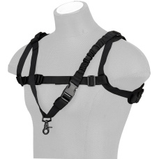 G-Force 1000D Nylon Tactical One-Point Sling Vest - BLACK