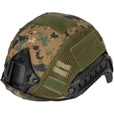 WoSport 1000D Nylon Polyester Bump Helmet Cover (Color: Woodland Digital)