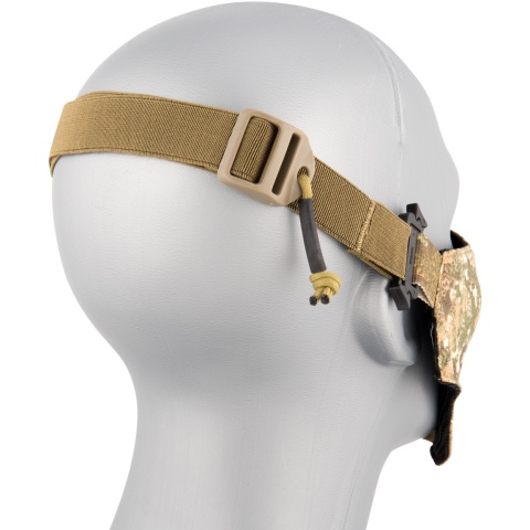 AMA Nylon PDW Mesh Mercenary Airsoft Half Mask - PC BADLANDS