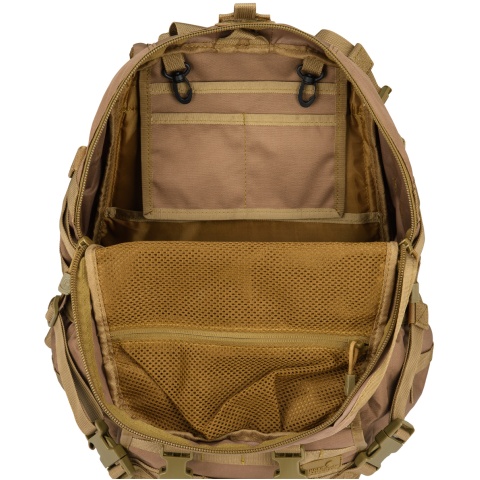 Lancer Tactical 600D EDC FAST Airsoft MOLLE Backpack - KHAKI