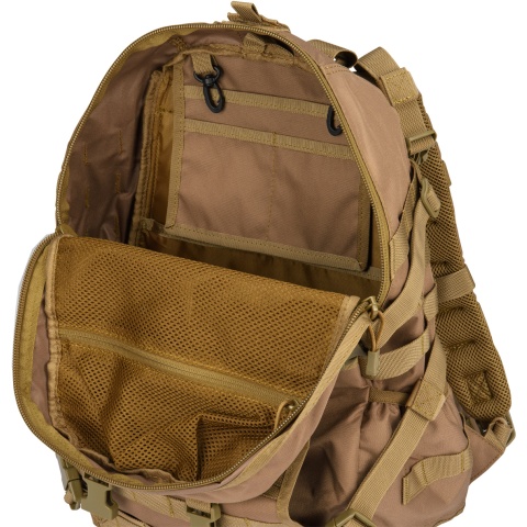 Lancer Tactical 600D EDC FAST Airsoft MOLLE Backpack - KHAKI