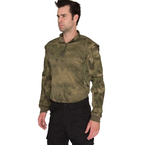 Lancer Tactical Shoulder Armor Breathable Jersey - FOLIAGE GREEN