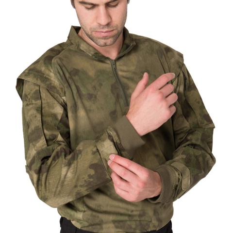 Lancer Tactical Shoulder Armor Breathable Jersey - FOLIAGE GREEN