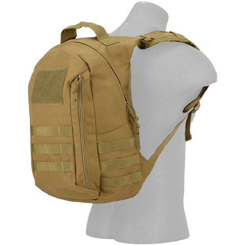 Lancer Tactical MOLLE Adhesion Scout Arms Backpack - TAN