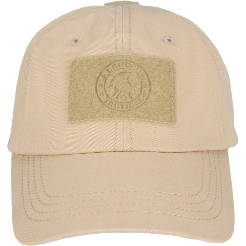 Lancer Tactical Scout Adhesion Morale Cap w/ Strapback - LIGHT TAN