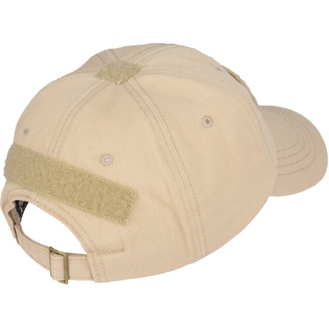 Lancer Tactical Scout Adhesion Morale Cap w/ Strapback - LIGHT TAN
