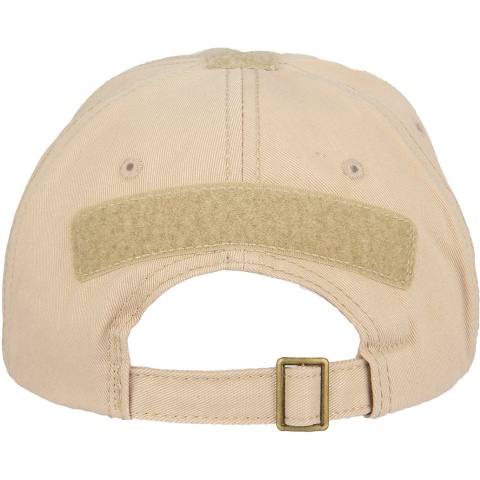 Lancer Tactical Scout Adhesion Morale Cap w/ Strapback - LIGHT TAN