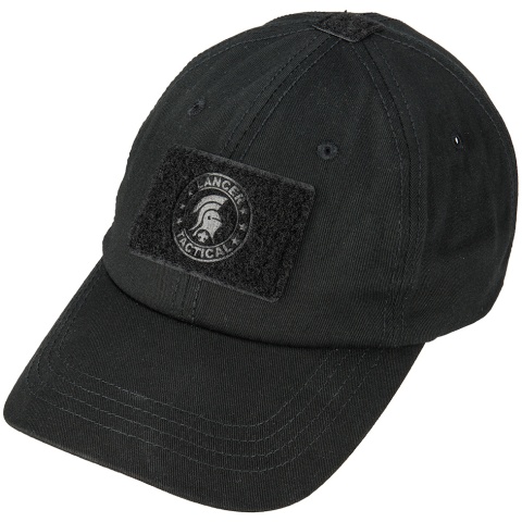 Lancer Tactical Scout Adhesion Morale Cap w/ Strapback - BLACK