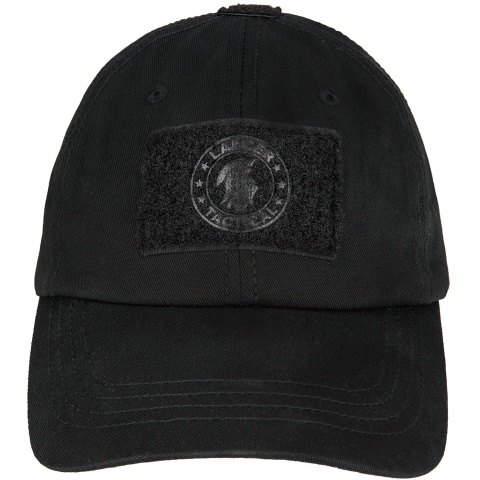 Lancer Tactical Scout Adhesion Morale Cap w/ Strapback - BLACK